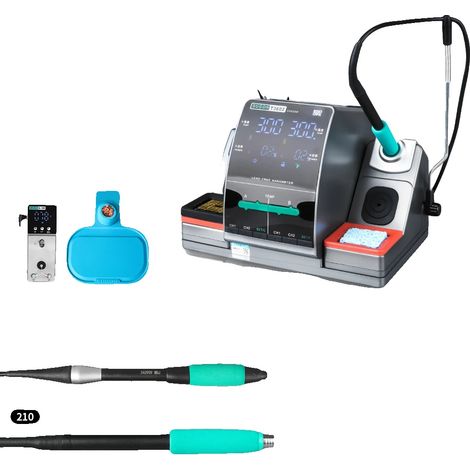 Estación de soldadura de doble canal, rendimiento de precisión, SUGON-T3602-SET, 220 V (1/2)