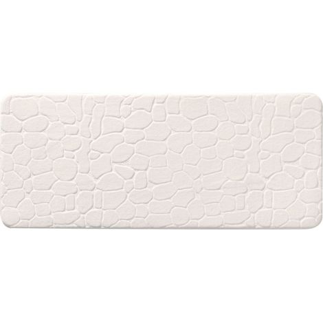 Tapis de Bain "Ricochet" 50x120cm Blanc (1/5)