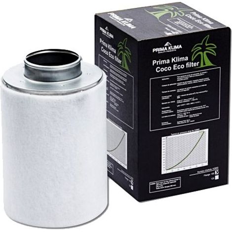Filtre à charbon Eco Line 360m3/h - diam 100mm - Prima Klima