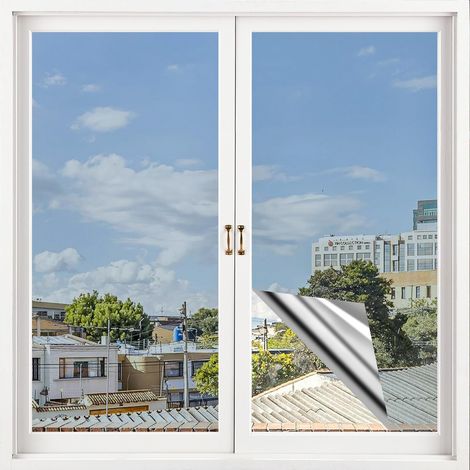 Anti-Glare Window Film, UV and Heat, 40 x 400 cm for Kitchen, Bedroom, Office, Adhesive Window Film with Privacy Protection During the Day (1/5)