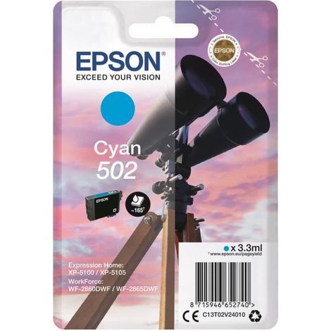 Epson Singlepack Cyan 502 Ink (1/5)