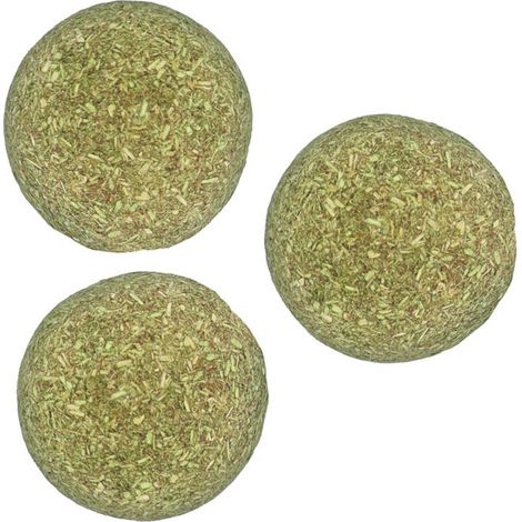 Gioco gatto palline di catnip 3pz 2,5 cm