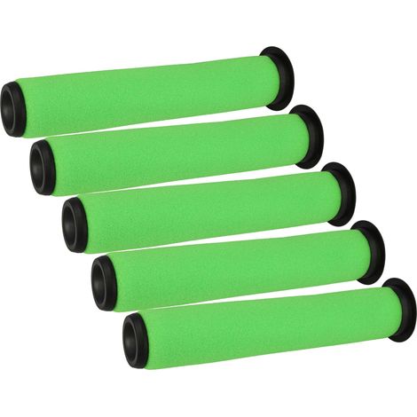 vhbw 5x filtro sostituisce Bissell 1611215 per aspirapolvere - filtro HEPA nero / verde
