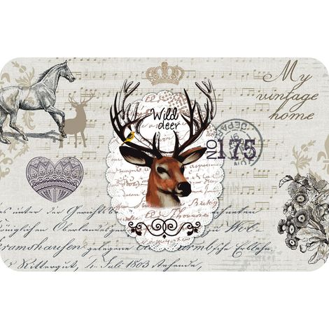 d-c-table® Tischset Rio Wild Deer 44 x 29 cm, braun Tischset