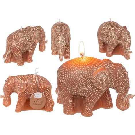 Bougie éléphant env. 11,5 x 4,5 x 8,5 cm (1/3)