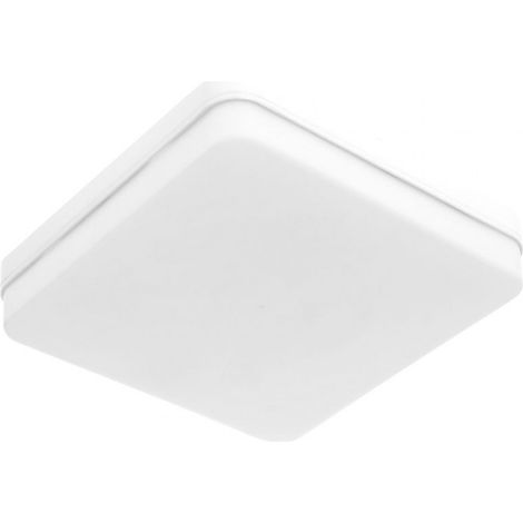 Lampada da soffitto quadrata in bismuto 1x18w led 1620lm 4000k l.15xw.15xh.15xh.3,5cm white (1/3)