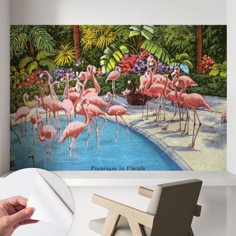 Fotomurale adesivo - parete decorativa - decorazione casa - stile moderno parete - Scena esotica 104x70 cm (1/5)