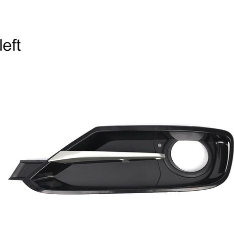 Cornice fendinebbia anteriore per BMW Serie 3 F30 F35 - Griglia stile sportivo - Rivestimento inferiore di ricambio in plastica ABS nera (sinistra)
