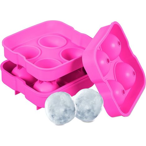 Set di 2 stampi per cubetti di ghiaccio in silicone