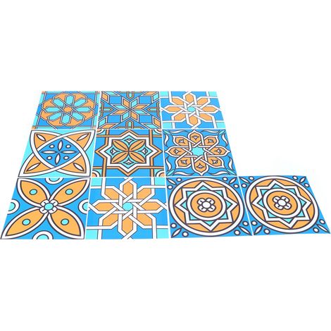 Lot de 10 stickers muraux adhésifs imperméables pour carrelage, décoration intérieure pour chambre à coucher (1/5)