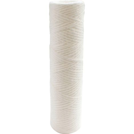 Filtre à média filtrant 5µ – Cartouche bobinée pour eau – Taille standard 9"3/4 – Durée 12 mois – Filtration anti-sédiments efficace – Aquawater
