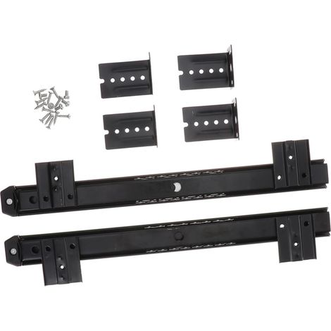 Glissières pour plateau de clavier avec rail renforcé en acier et 10 (1/5)