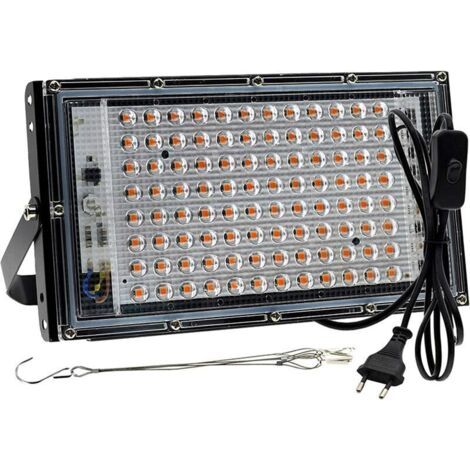 Vollspektrum-Pflanzenlampe, wasserdichter Außenständer, 100-W-Netzkabel mit Schalter (1/4)