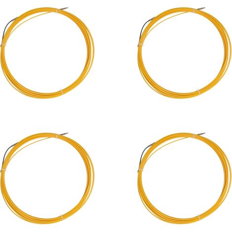 4X 20M Câble ÉLectrique de Fibre de Verre de Dispositif de Guide de 3mm Poussent Des Extracteurs Conduisent Le de Bande de Poissons de Rodder de Serpent de Rodder (1/5)