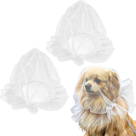 Masque facial pour chien, muselière en filet respirante, protection légère contre les morsures et les léchages. (1/5)