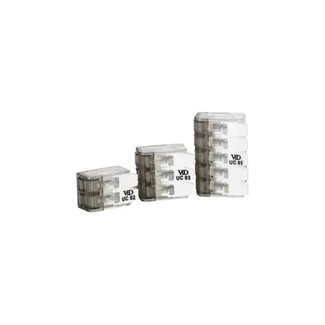 Connecteur automatique à levier pour connexion de 3 fils souple ou rigide 2.5mm² (sachet de 50) SIB ADR P07313