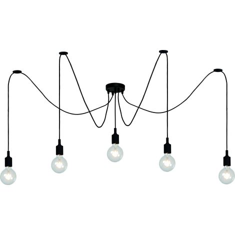 Lucide Fix multiple – Lampade a sospensione – nero (1/2)