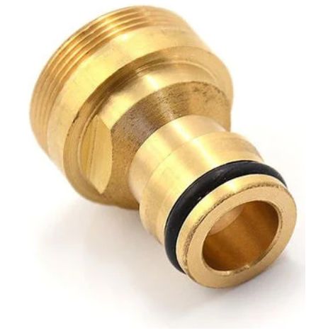 Adaptateur mâle en laiton à connexion rapide pour robinet d'arrosage (1 pièce)