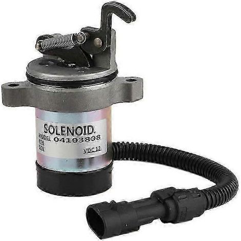 Électrovanne de coupure de carburant compatible avec les moteurs Deutz F3L, F4L, F3M, F4M 1011 et 2011. (1/5)