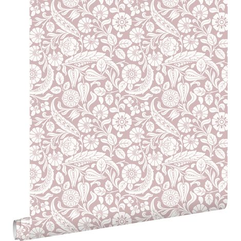 papier peint fleurs violet clair - ESTAhome (1/5)