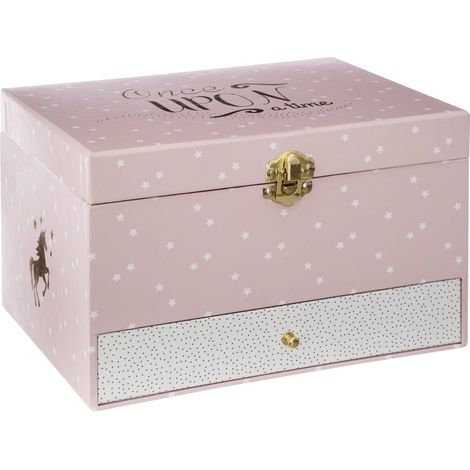Carillon unicorno rosa h14cm - Atmosphera créateur d'intérieur
