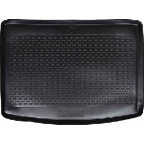 Trunk Mat Black suitable for VW T-ROC 2017- Rubber vidaXL