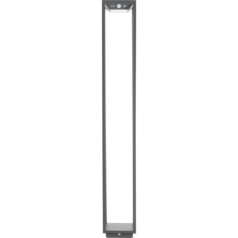 Lanterna Home solare Grigio Scuro a led 100 cm da 2,2w a batteria IP54 Zafferano (1/5)