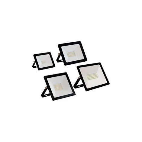 PROIETTORE LED IP65 NERO- - 10w - 4000  °K naturale - 800 lm - 98x30x70h - 2 pezzi