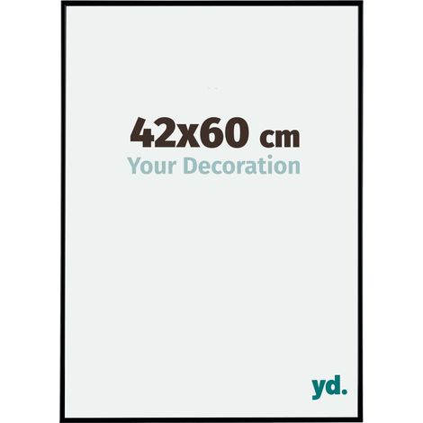 yd. - Cadre photo 42x60 - Noir Mat - Plastique - Evry
