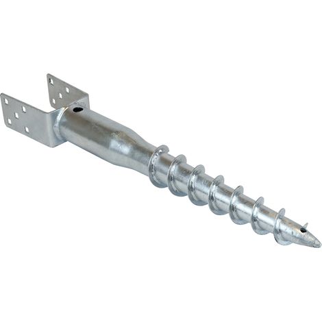 U-Pfostenhalter mit Spiralstift für 9x9 Pfosten - pro Stück