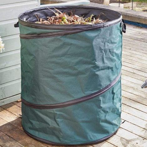 Smart Garden Jumbo Pop Up Spring Bin Garden Tidy Leaf Waste Refuse Grass 200L (1/5)