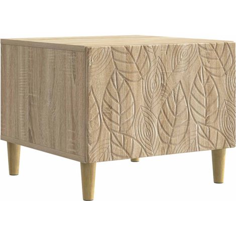 vidaXL Coffee Table Sonoma Oak 50 x 49 x 40 cm Engineered Wood