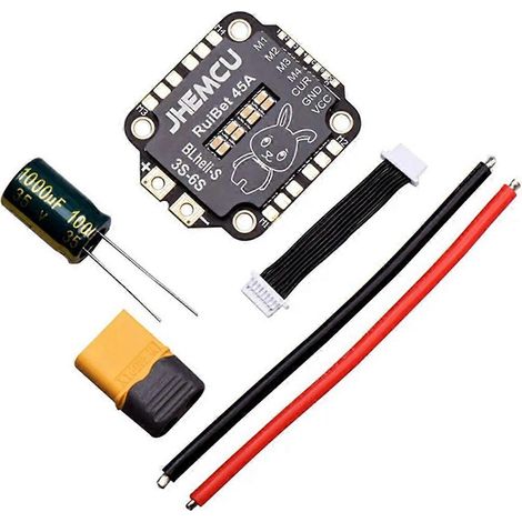 RuiBet ESC BLHELI S Dshot600 4in1 Bürstenloser ESC 3-6S 45A--