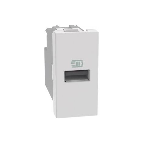 Bticino MatixGo Caricatore USB con una porta tipo A - 15W Bianco - JW4191A