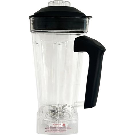 Conteneur Blender, Capacité 2L, Matériau Sans BPA, Compatible avec les Modèles T5200, Lames en Acier Inoxydable Durables, Couvercle en Caoutchouc Sécuritaire pour les Aliments (1/4)