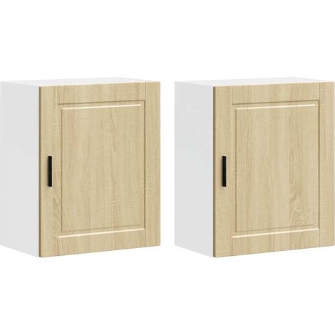 Maison Exclusive - Armoires murales de cuisine 2 pcs Porto chêne sonoma