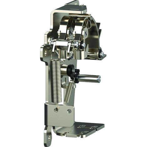 Platine pour interverr.méca. HW2/4 Fixe Secours (type 3S) - 1 platine/ACB (MI) - HAGER HWY236H