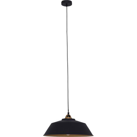 Sienna Nove Plafoniere a Sospensione Dome Nero Opaco, Oro (1/5)