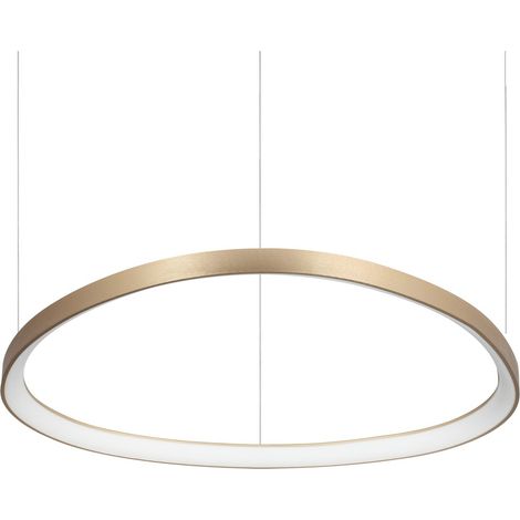 Ideal Lux Sospensione Moderna Gemini 1 luce LED integrato ottone metallo