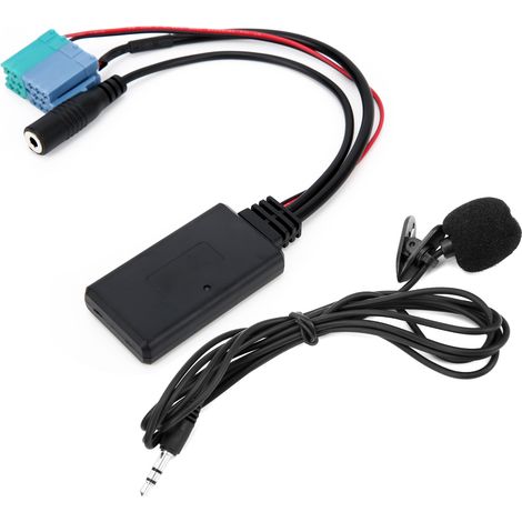 Câble audio auxiliaire adaptateur micro Bluetooth 5.0 12V CC pour Fiat Grande Punto (1/5)