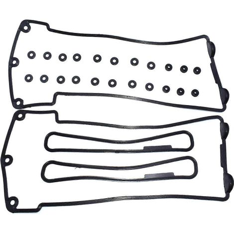 Joints de cache-culbuteurs neufs (gauche et droit) pour BMW E38 E39 E53 540i 740i 740iL X5 (1/5)