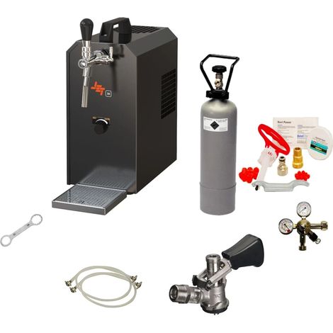 Ensemble complet - Tireuse a biere - JET 30 machine a biere, pompe a biere, 35 litres/h, Kit de nettoyage pour tireuse a bière et tête de fût, KEG: Set tous de tete de fut