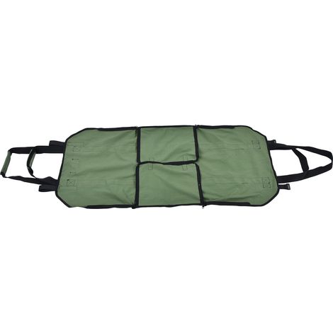 Portable Sac de Transport à Bois Lourd et Durable en Toile Oxford, pour Jardin et Extérieur, Vert Militaire (1/5)