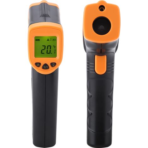 SMART SENSOR AR320 Thermomètre infrarouge numérique laser sans contact avec écran LCD 32℃380℃ (1/5)