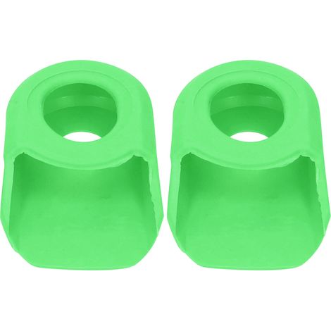 2 pièces Housses de Protection en Silicone pour Pédalier VTT et Vélo de Route, Vert (1/5)