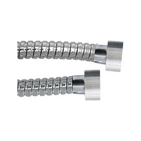 FLESSIBILE DOCCIA IN ACCIAIO ATTACCO 1/2FX1/2 ZIGRINATO- cm 100- DAMAS- pezzi 1
