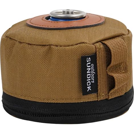 Housse de protection pour bidon d'essence en coton et lin, étui de rangement anti-chute pour bouteille de gaz, housse pour réchaud portable (1/5)
