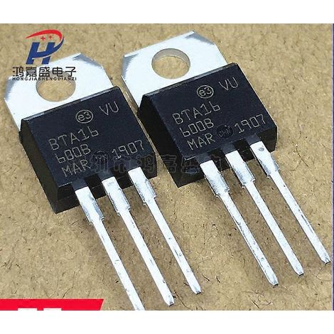 Mxy 10pcs BTA16-600B TO-220 BTA16-600 TO220 BTA16 600V 16A TRIACS &