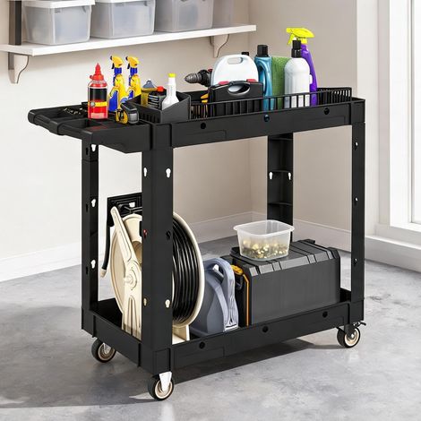 Boîte à outils coloris noir en plastique 102,6 x 43,5 x 84,5 cm (1/5)