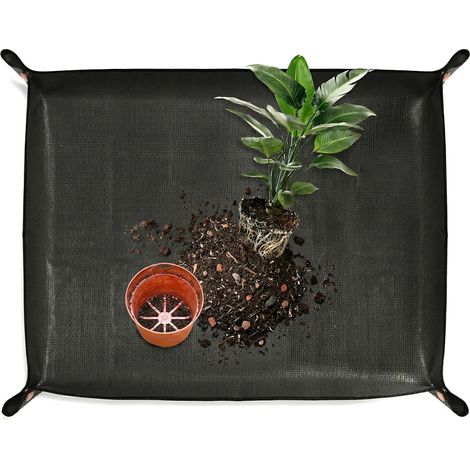 Tapis de Rempotage - 1 Pièce - Matériau Épaissi - Bords Rehaussés - Jardinage Intérieur Extérieur - 100x150cm